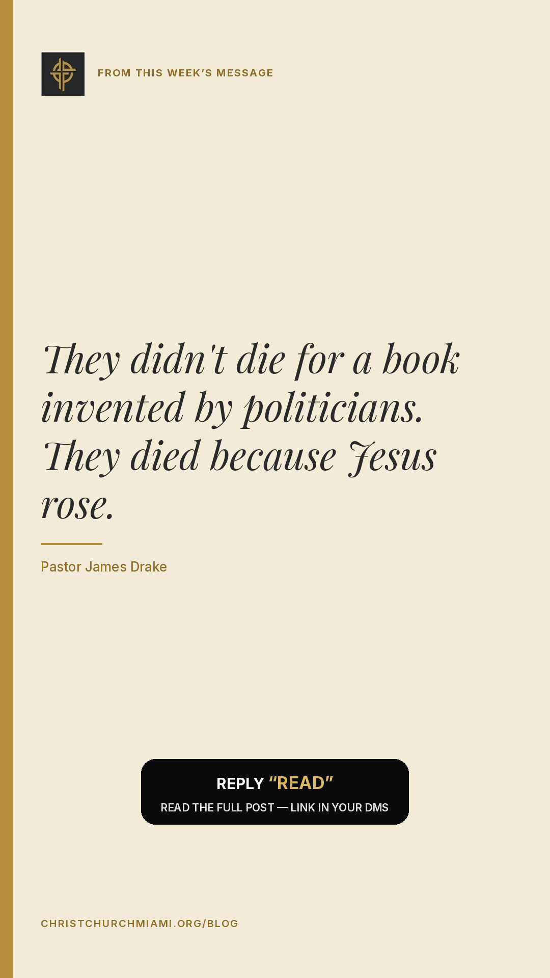 Brand · Pull quote in frame — slide 1