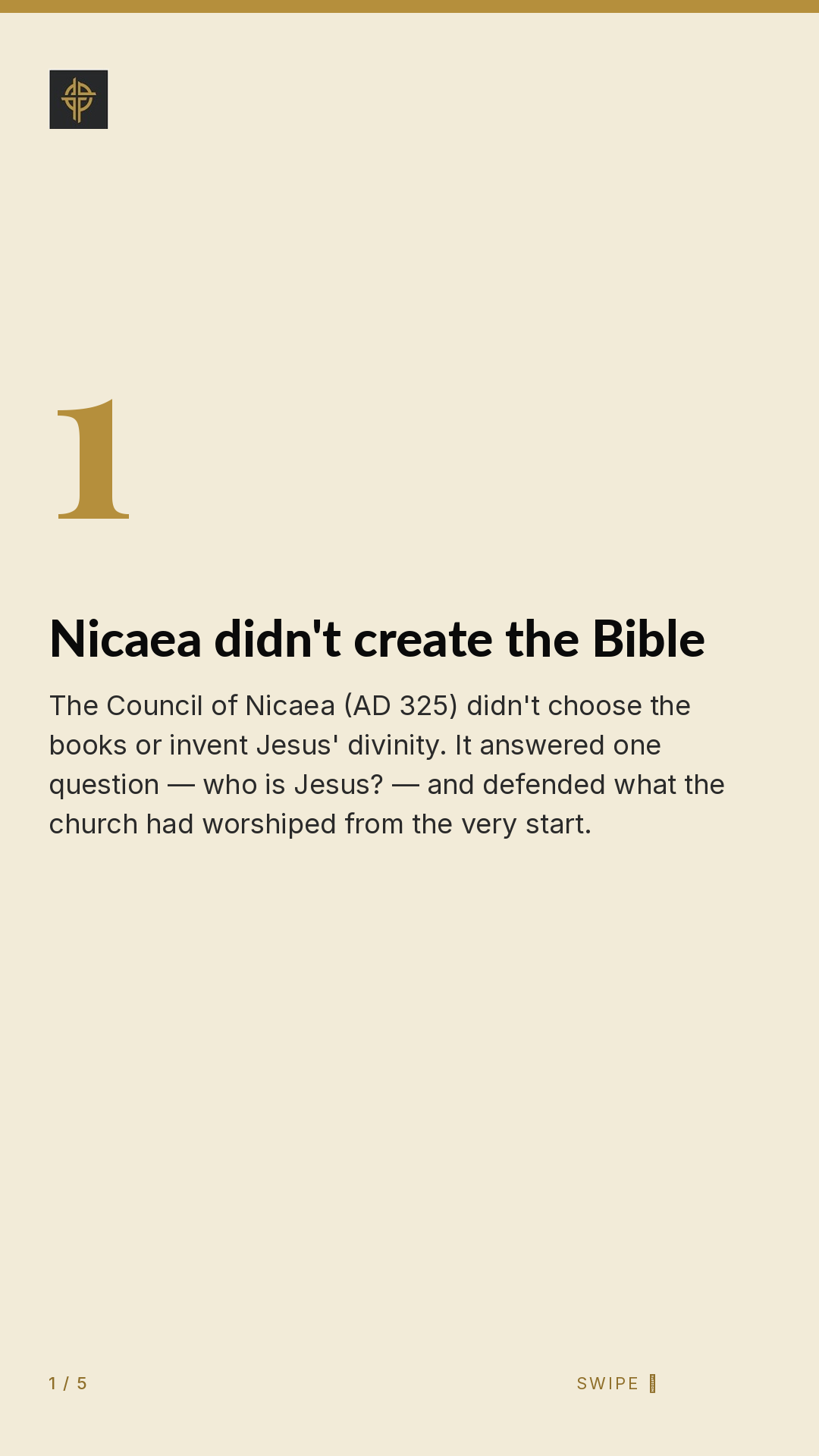 Framework (5-slide story sequence) — slide 2