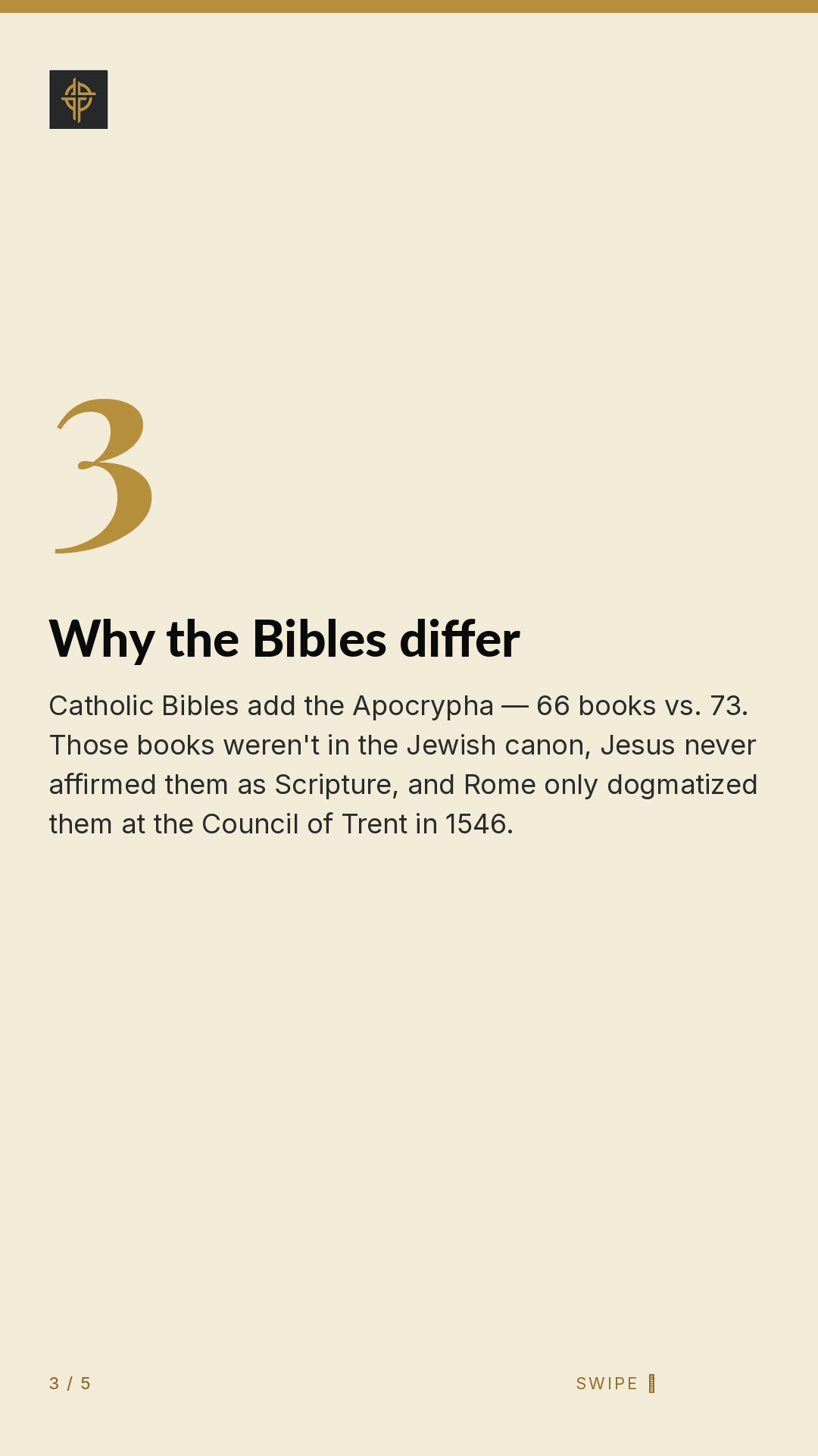 Framework (5-slide story sequence) — slide 4