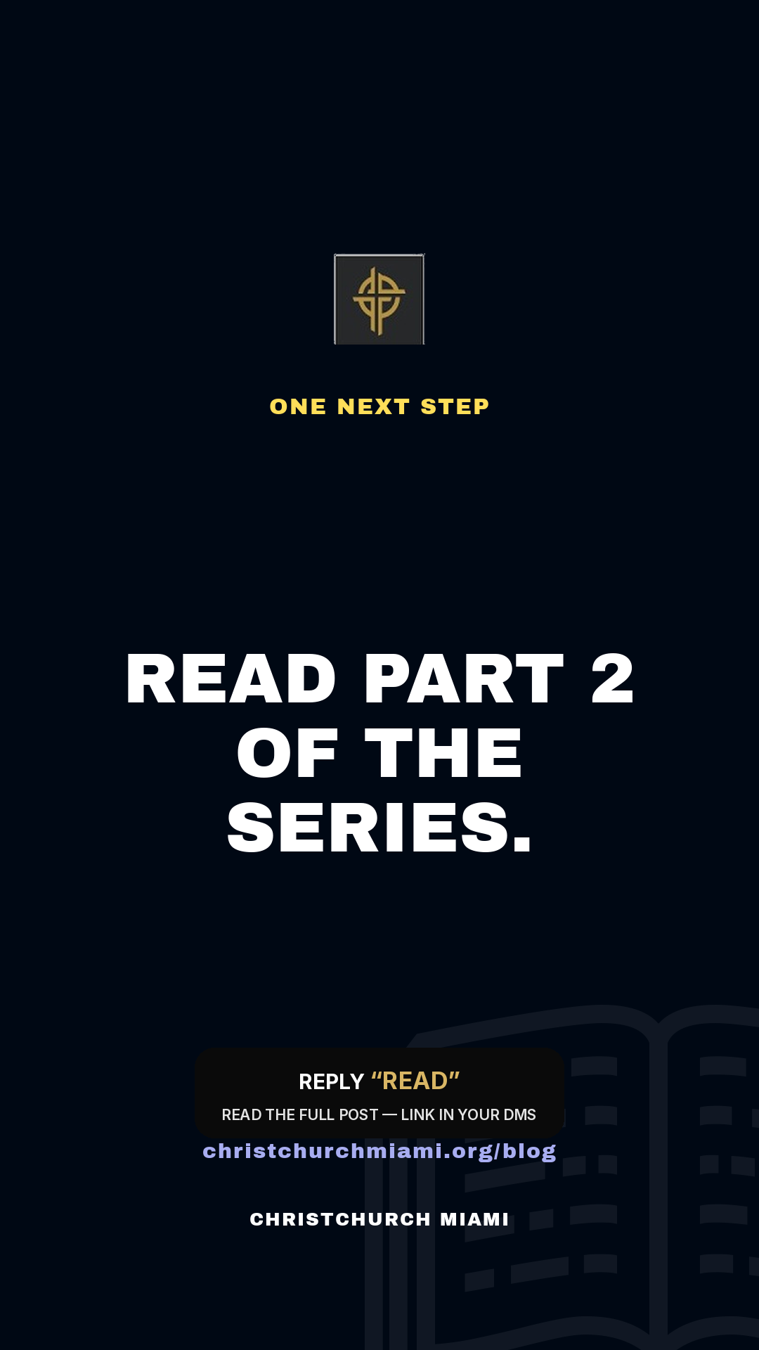 Isaiah · Framework (5-slide story sequence) — slide 5
