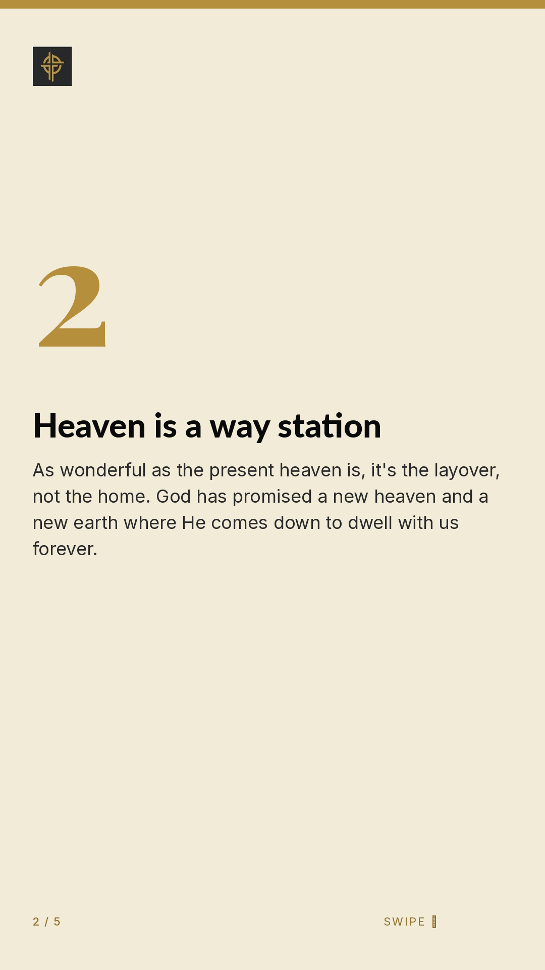 Framework (5-slide story sequence) — slide 3