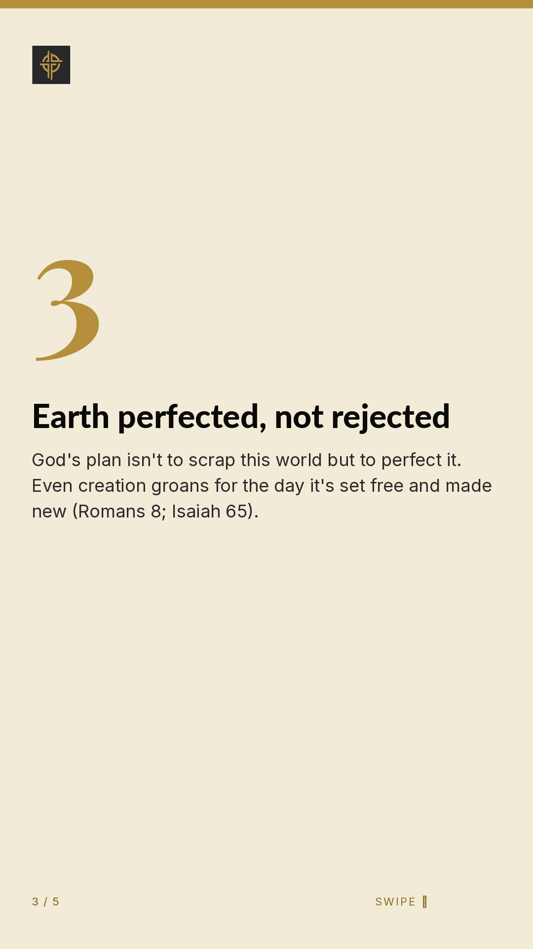 Framework (5-slide story sequence) — slide 4