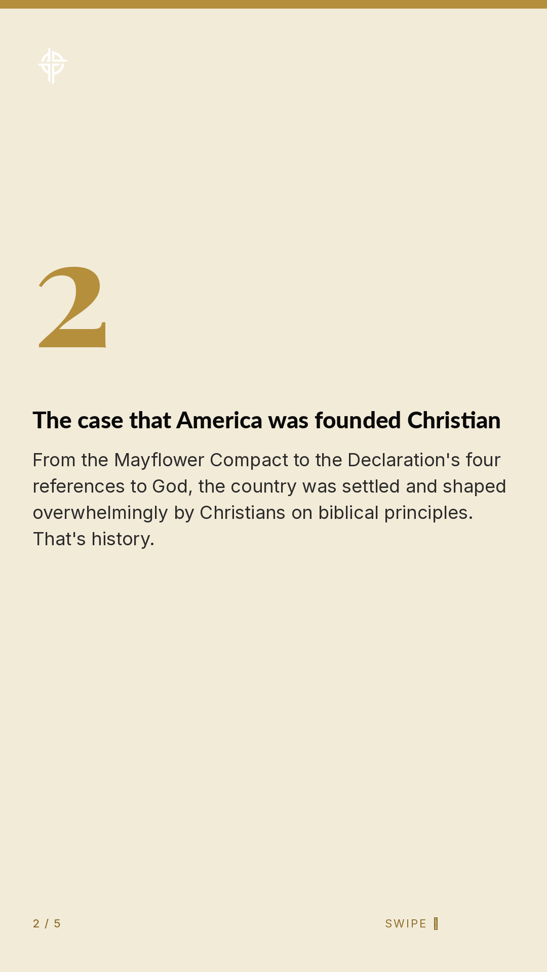 Framework (5-slide story sequence) — slide 3