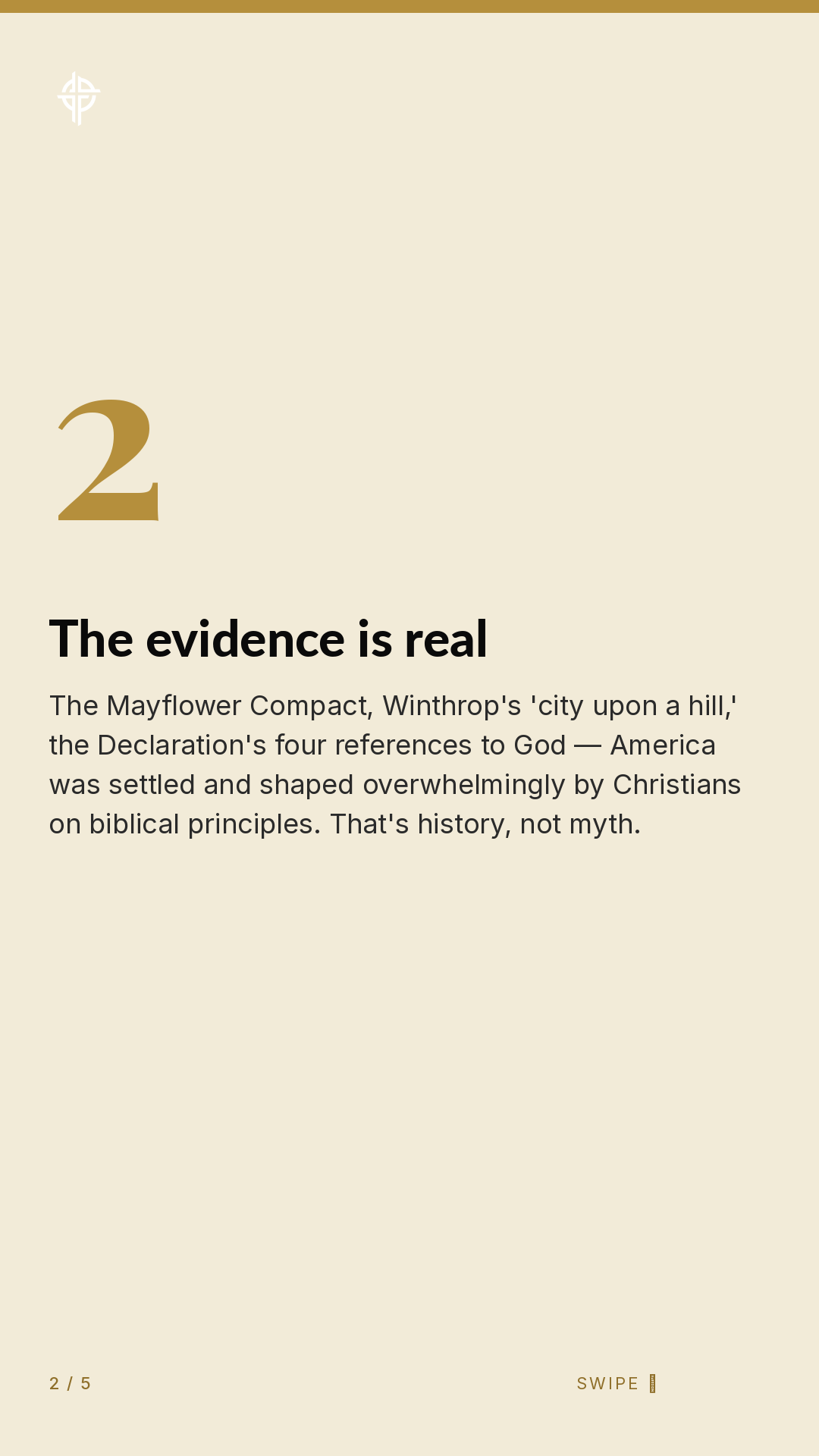 Framework (5-slide story sequence) — slide 3