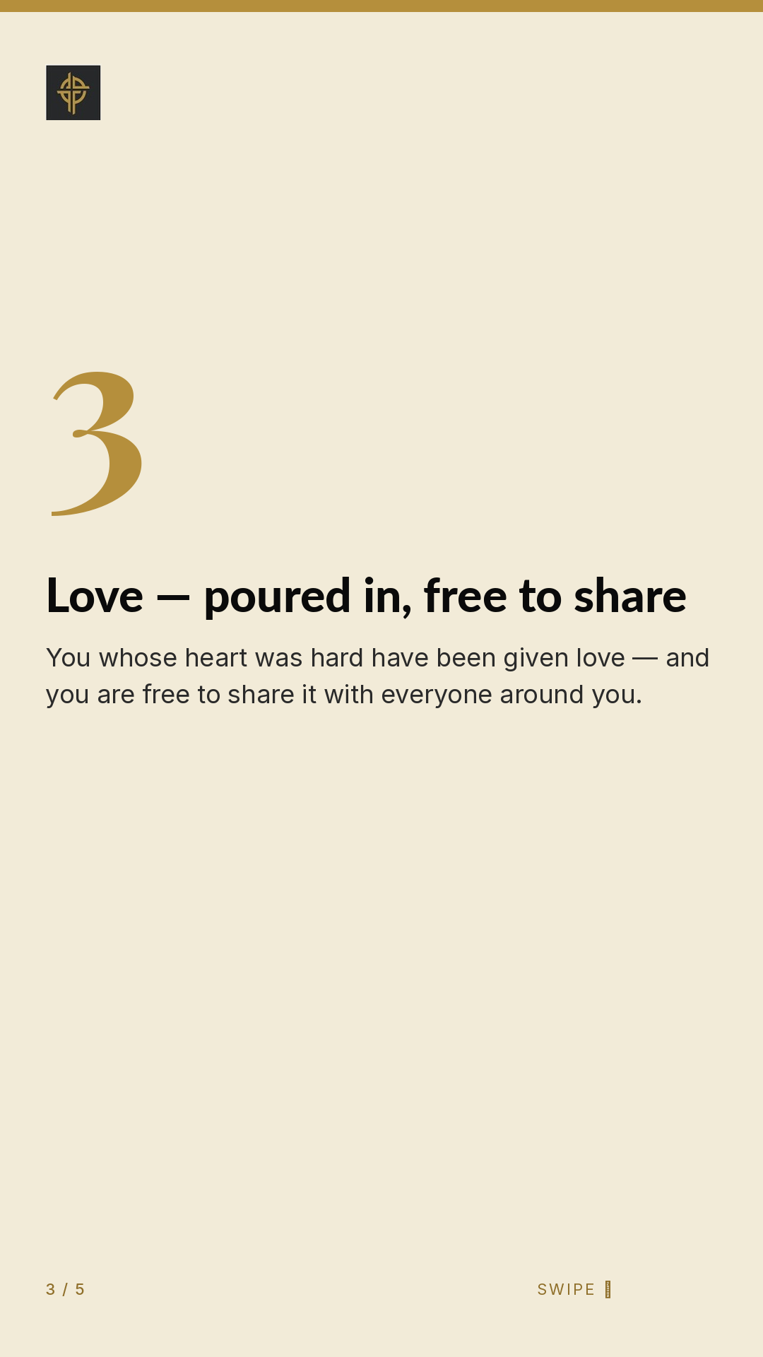 Framework (5-slide story sequence) — slide 4