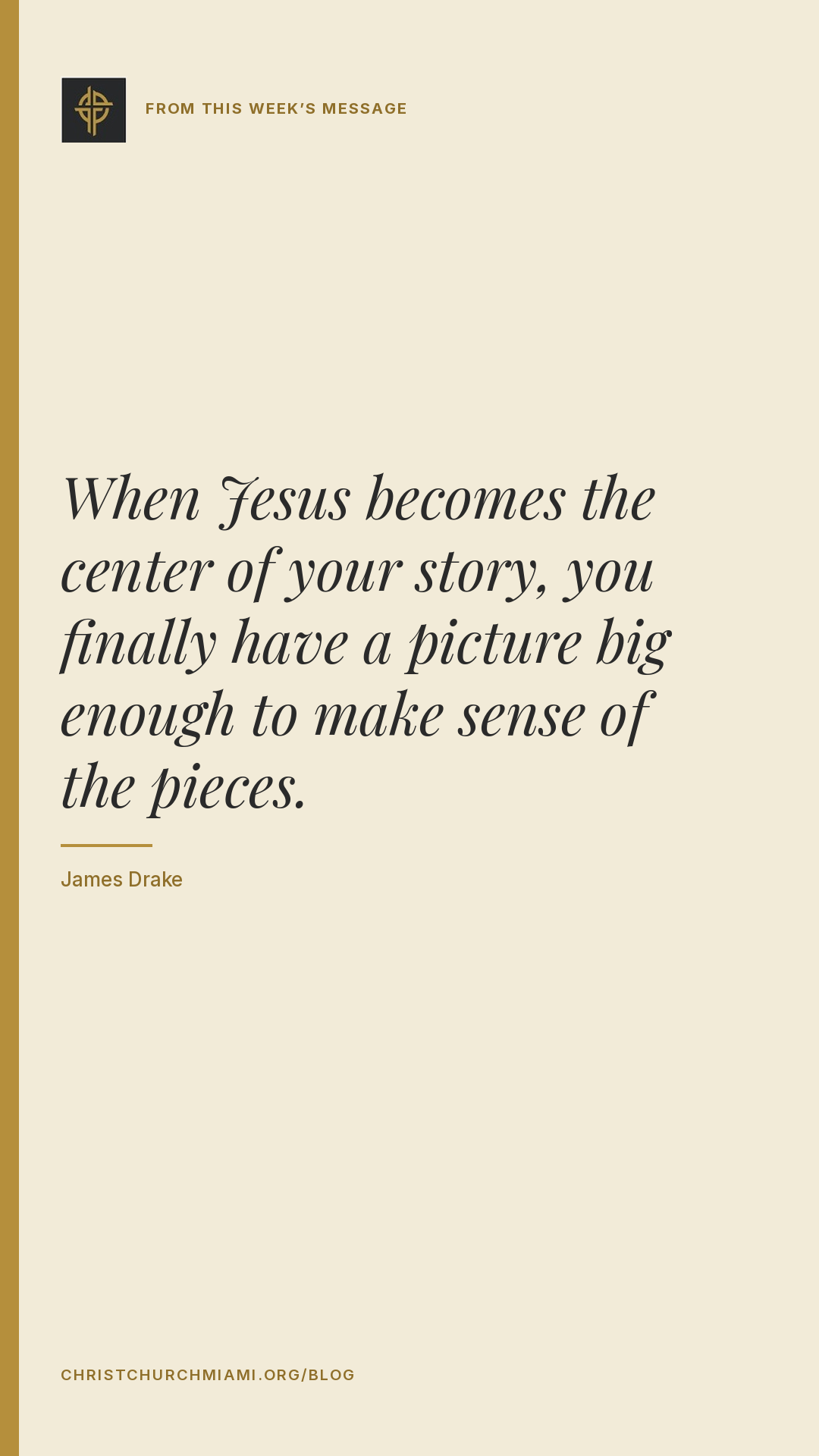 Brand · Pull quote in frame — slide 1