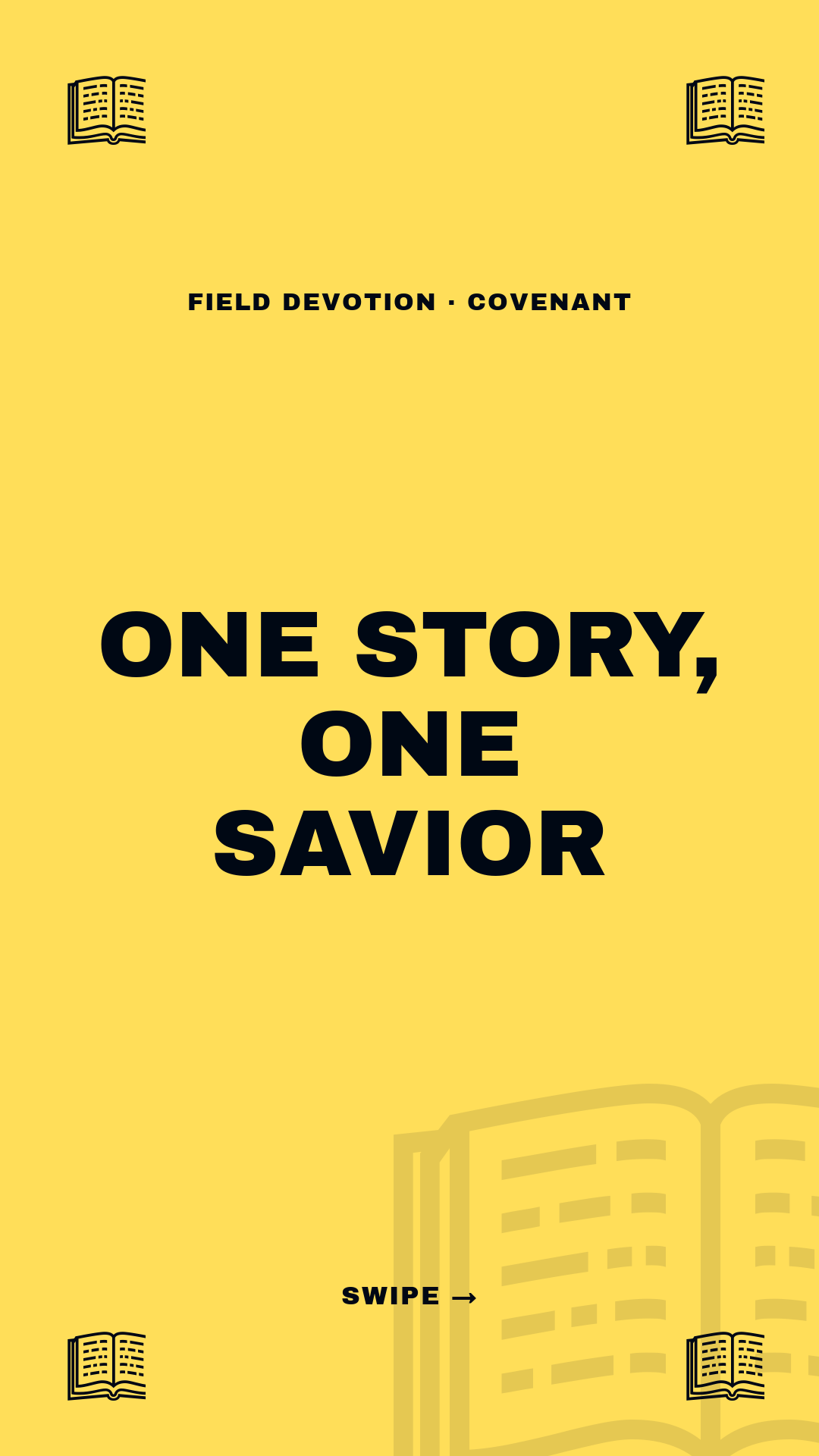 Isaiah · Framework (5-slide story sequence) — slide 1