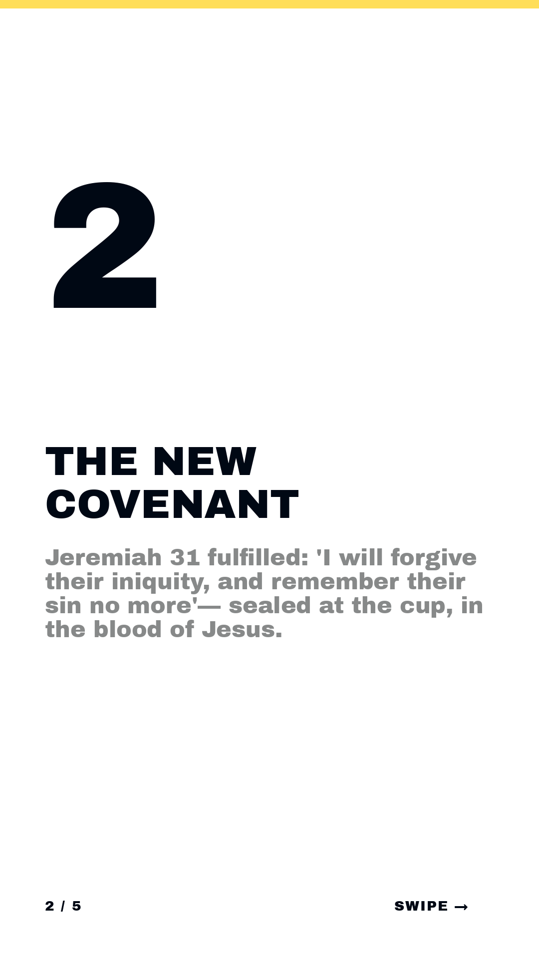 Isaiah · Framework (5-slide story sequence) — slide 3