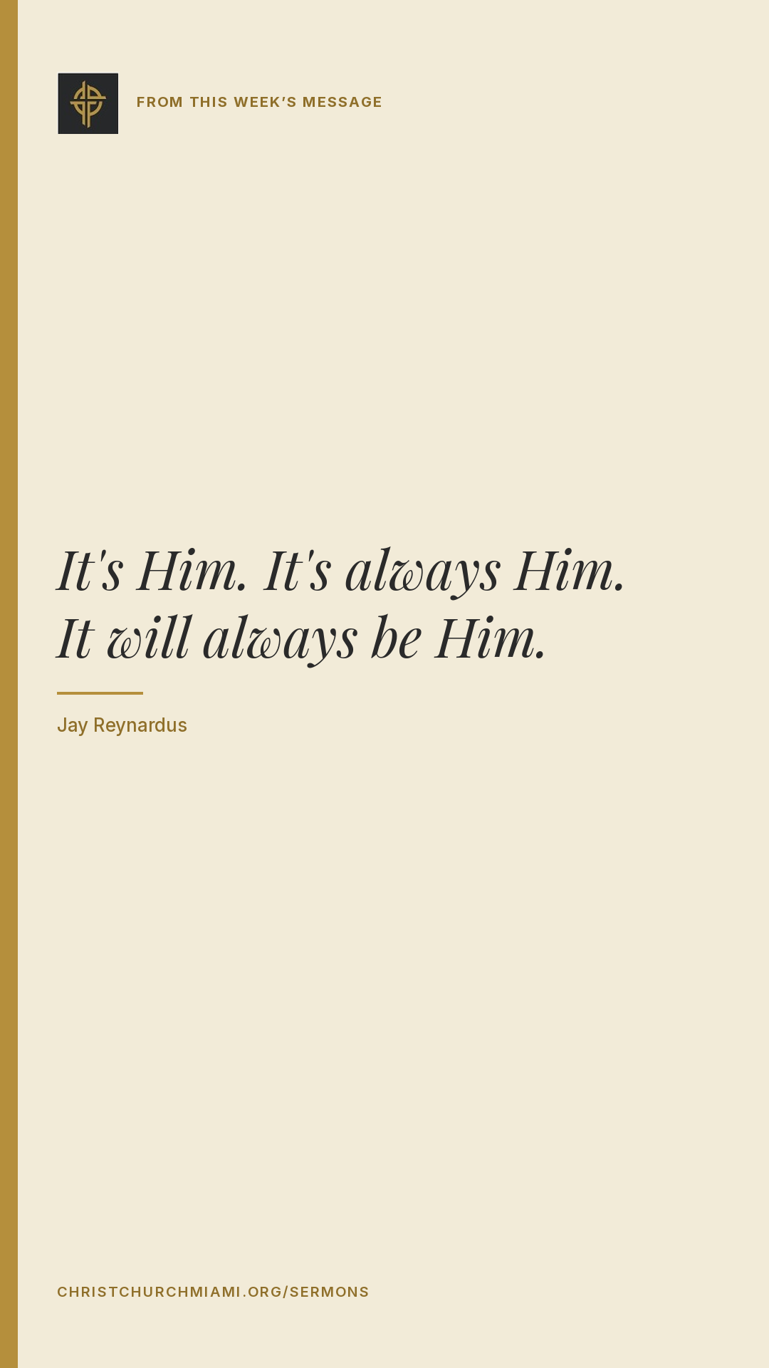 Brand · Pull quote in frame — slide 1