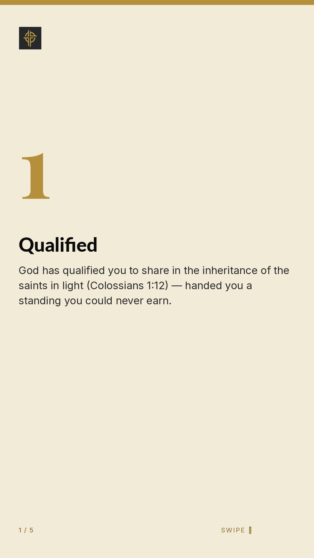 Framework (5-slide story sequence) — slide 2