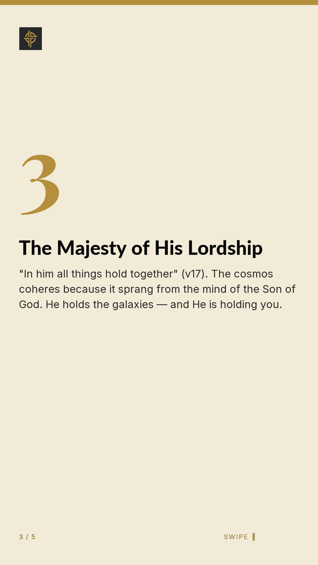Framework (5-slide story sequence) — slide 4