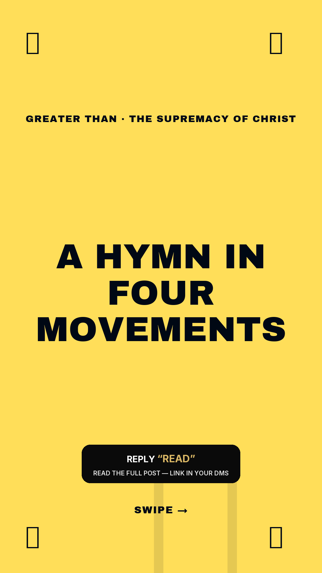 Isaiah · Framework (5-slide story sequence) — slide 1