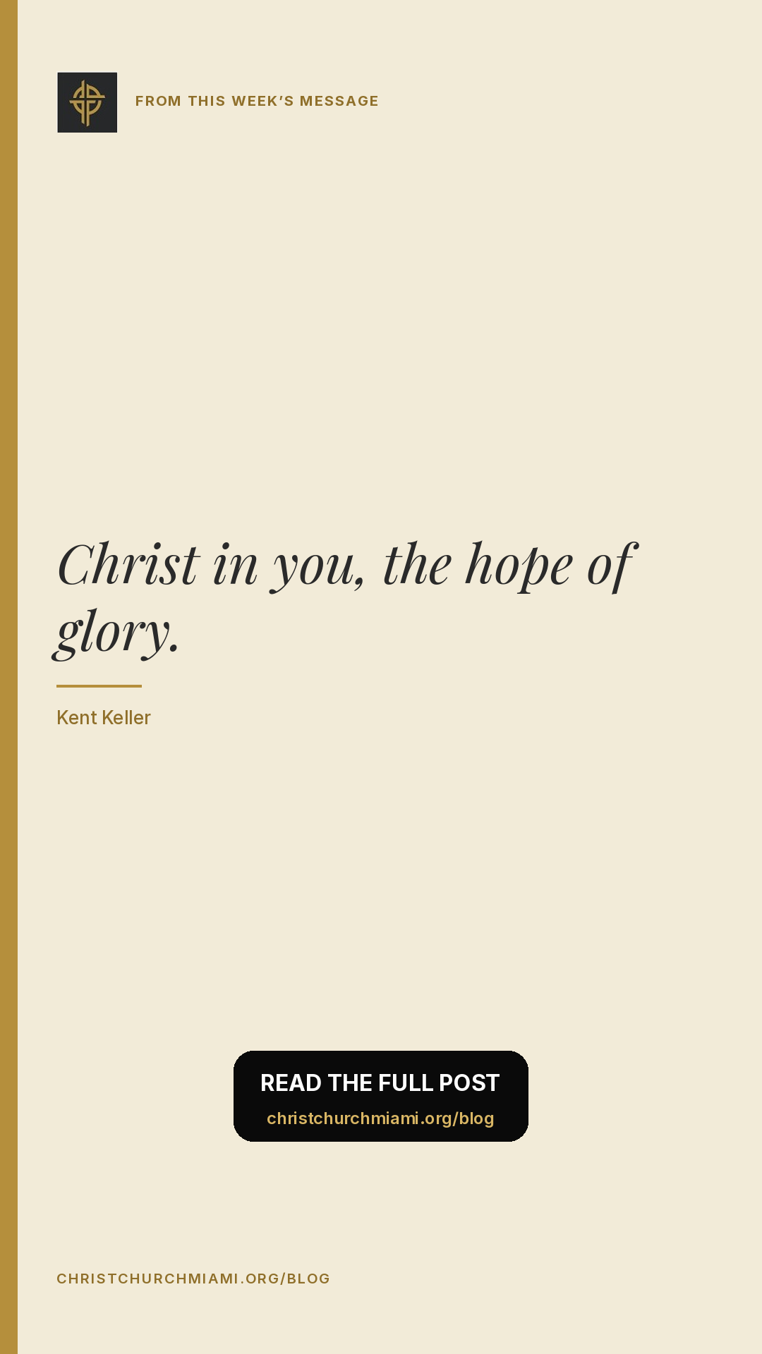 Brand · Pull quote in frame — slide 1