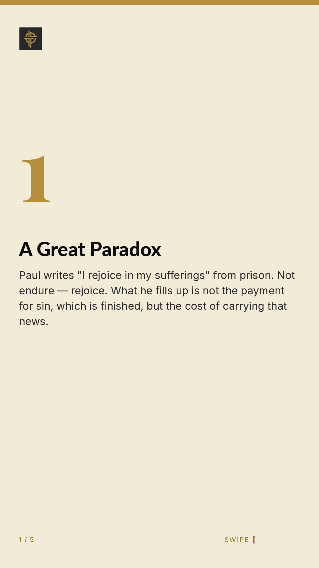 Framework (5-slide story sequence) — slide 2