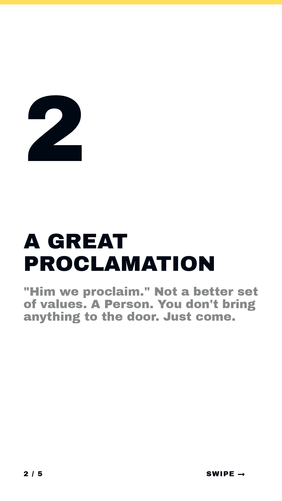Isaiah · Framework (5-slide story sequence) — slide 3