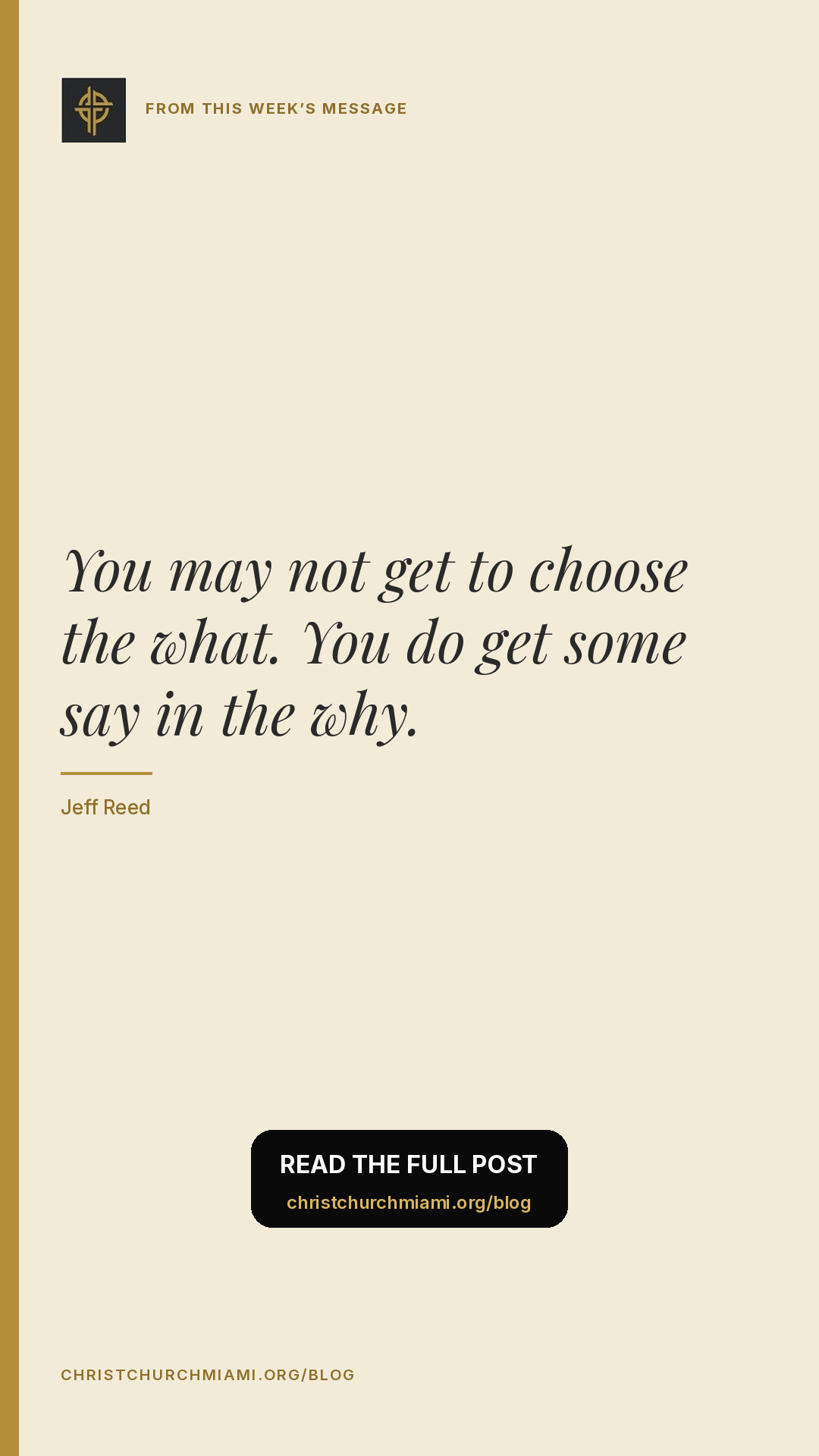 Brand · Pull quote in frame — slide 1
