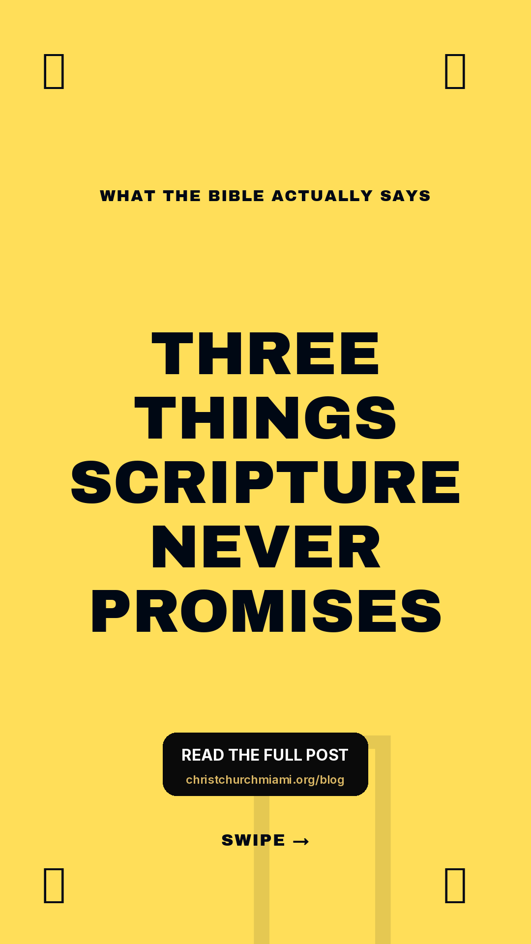 Isaiah · Framework (5-slide story sequence) — slide 1