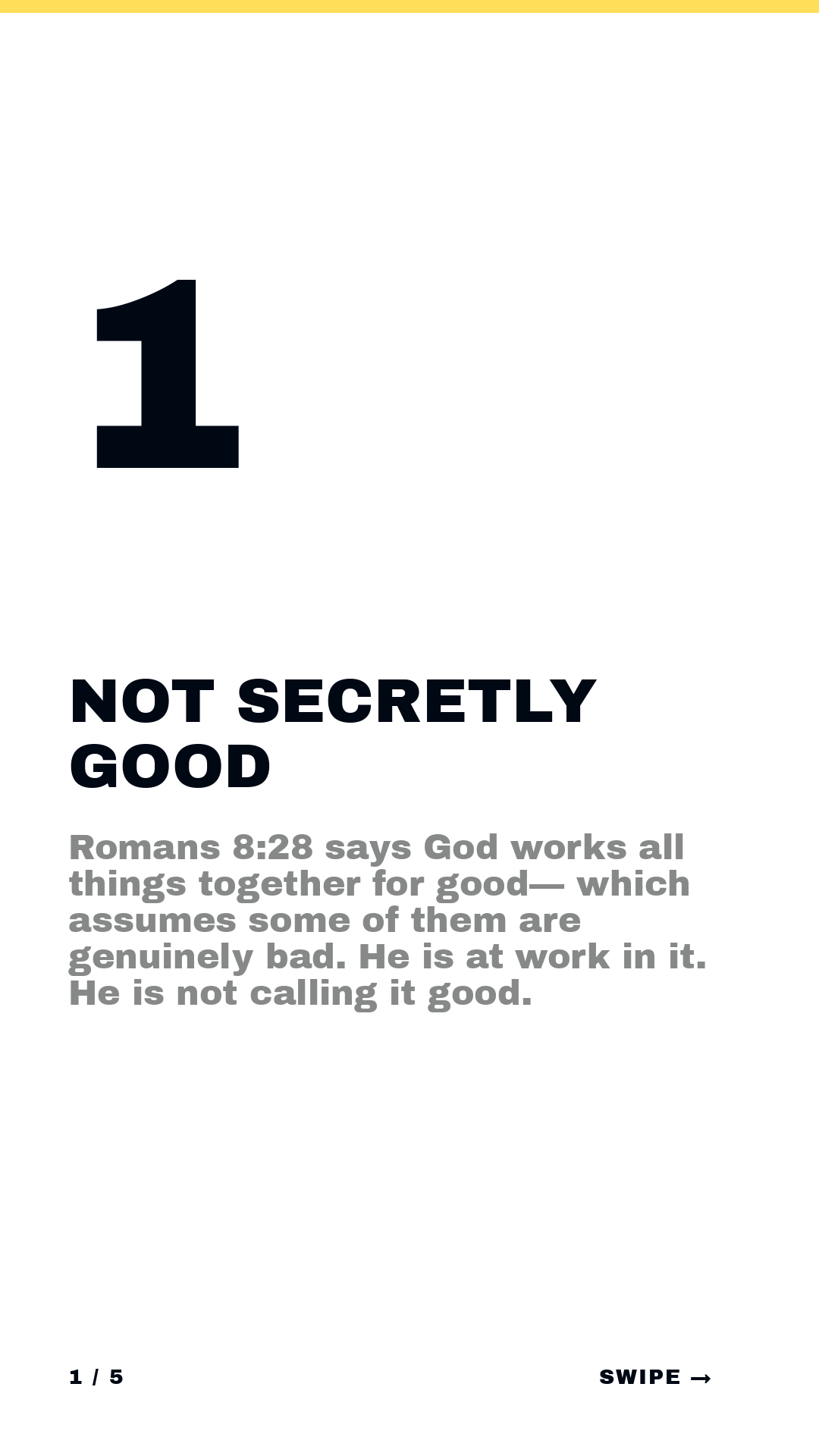 Isaiah · Framework (5-slide story sequence) — slide 2