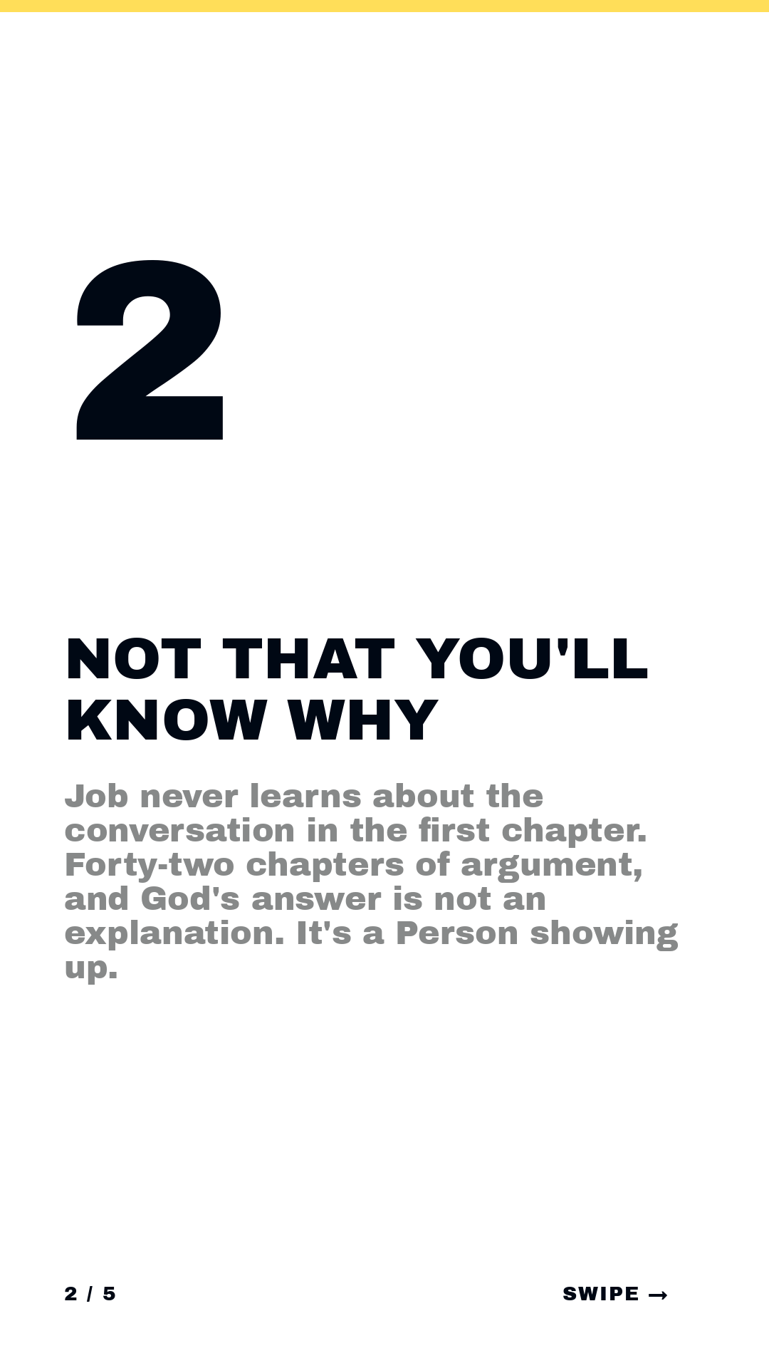 Isaiah · Framework (5-slide story sequence) — slide 3