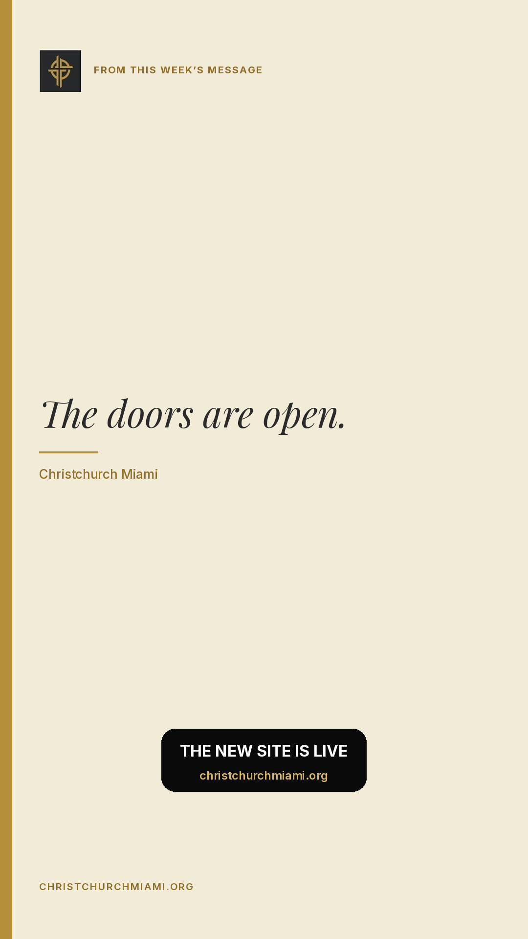 Brand · Pull quote in frame — slide 1