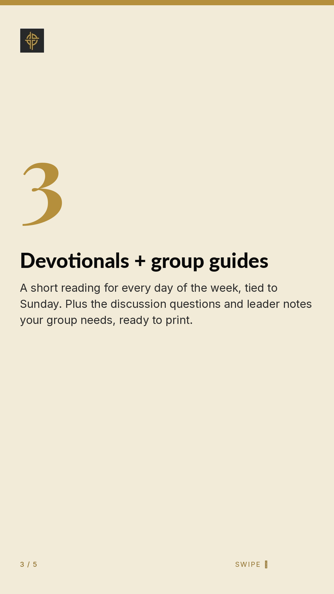Framework (5-slide story sequence) — slide 4