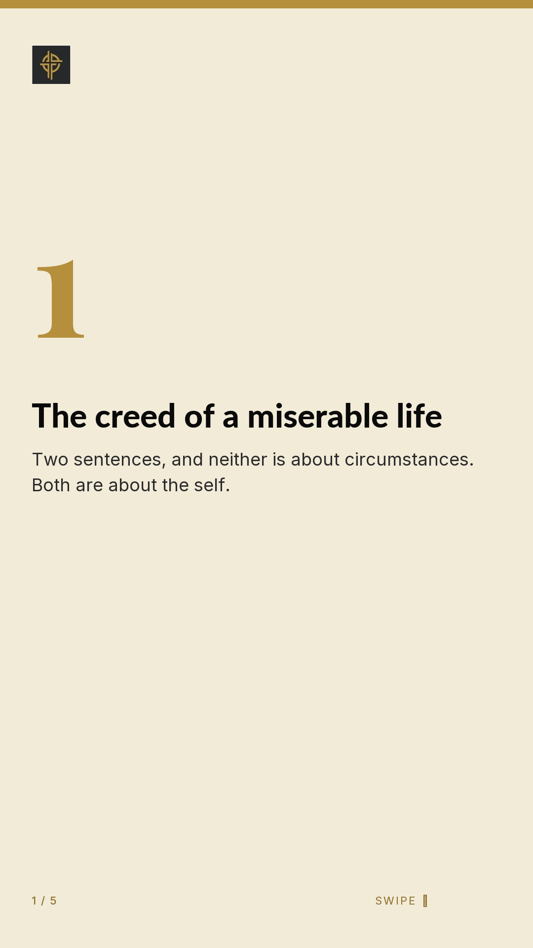 Framework (5-slide story sequence) — slide 2
