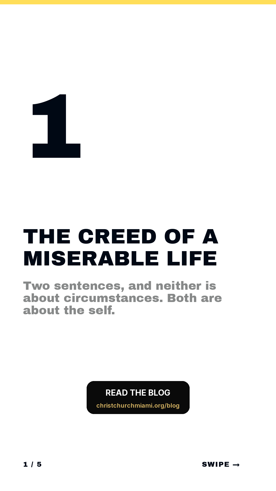 Isaiah · Framework (5-slide story sequence) — slide 2