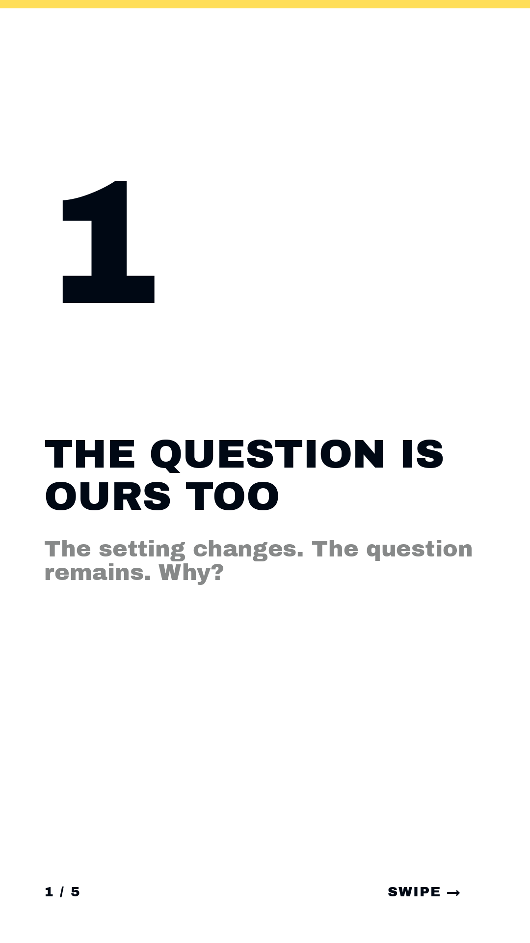 Isaiah · Framework (5-slide story sequence) — slide 2