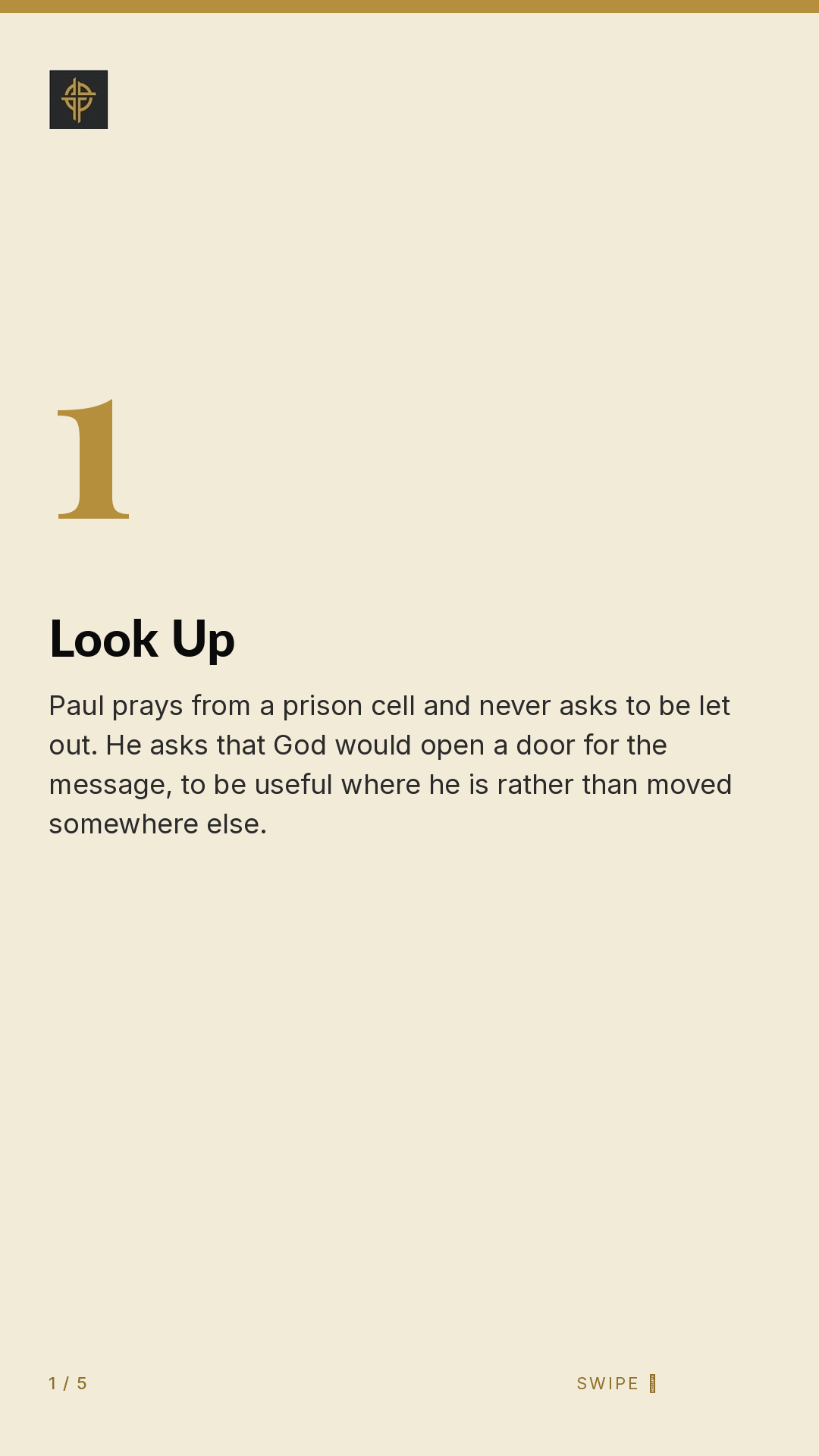 Framework (5-slide story sequence) — slide 2