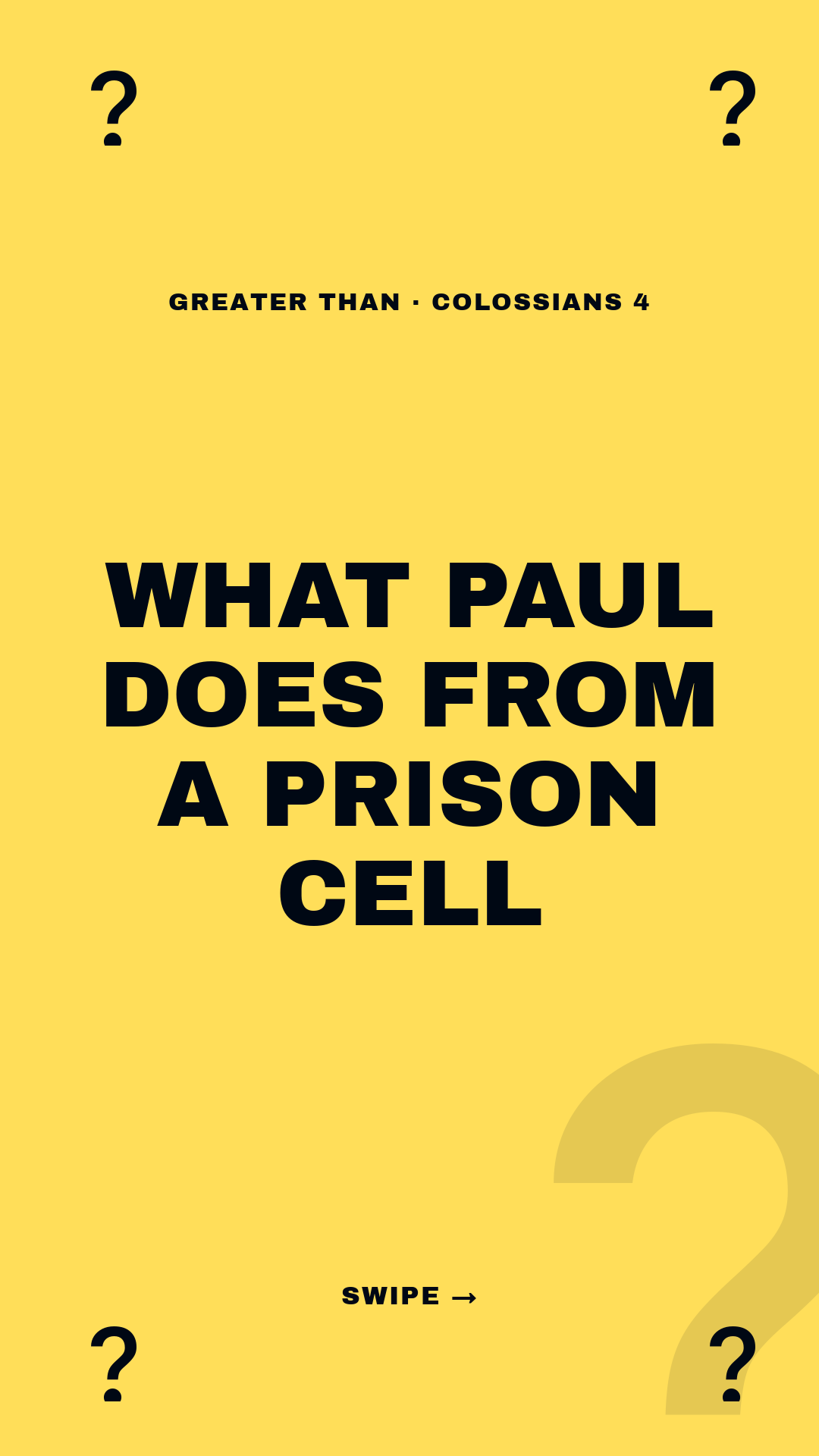 Isaiah · Framework (5-slide story sequence) — slide 1