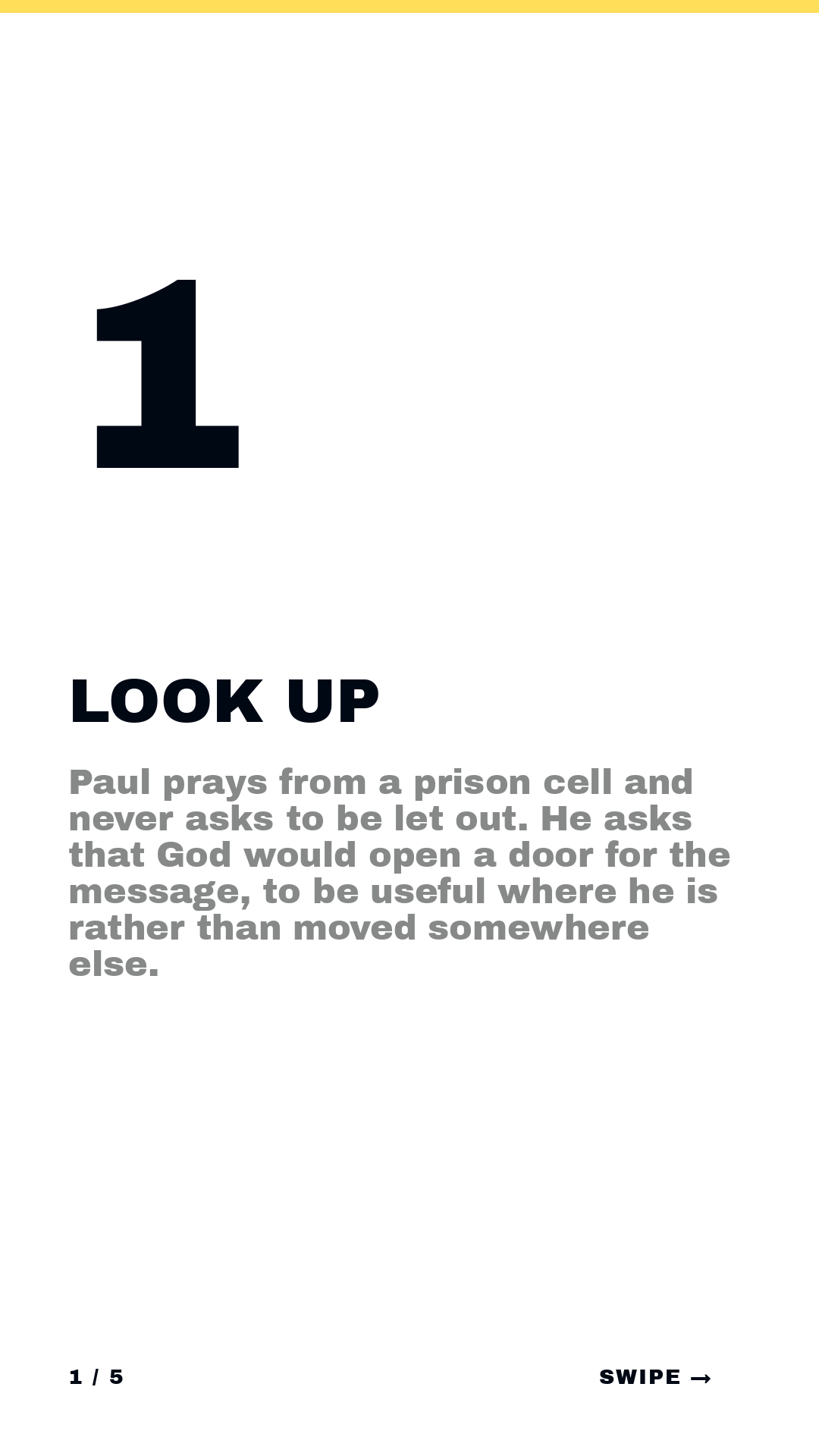 Isaiah · Framework (5-slide story sequence) — slide 2