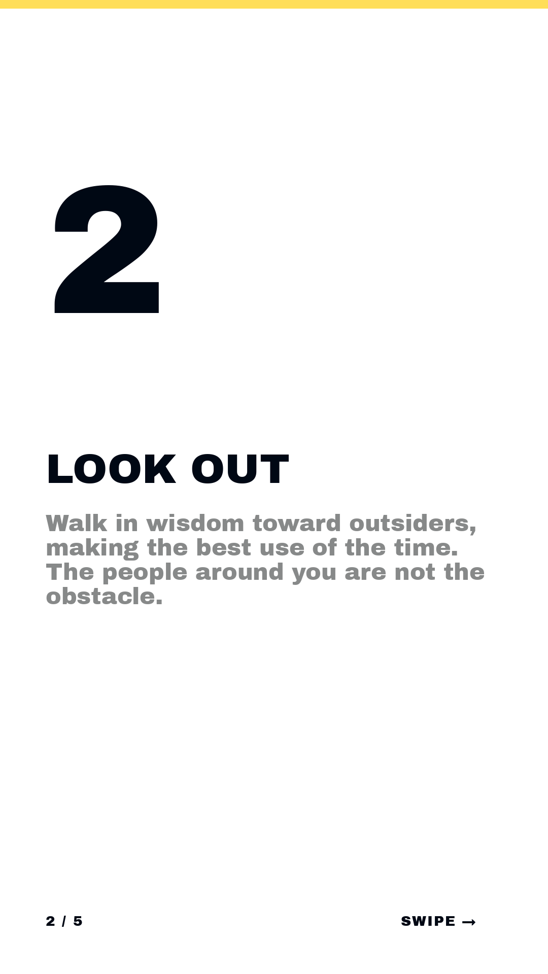 Isaiah · Framework (5-slide story sequence) — slide 3