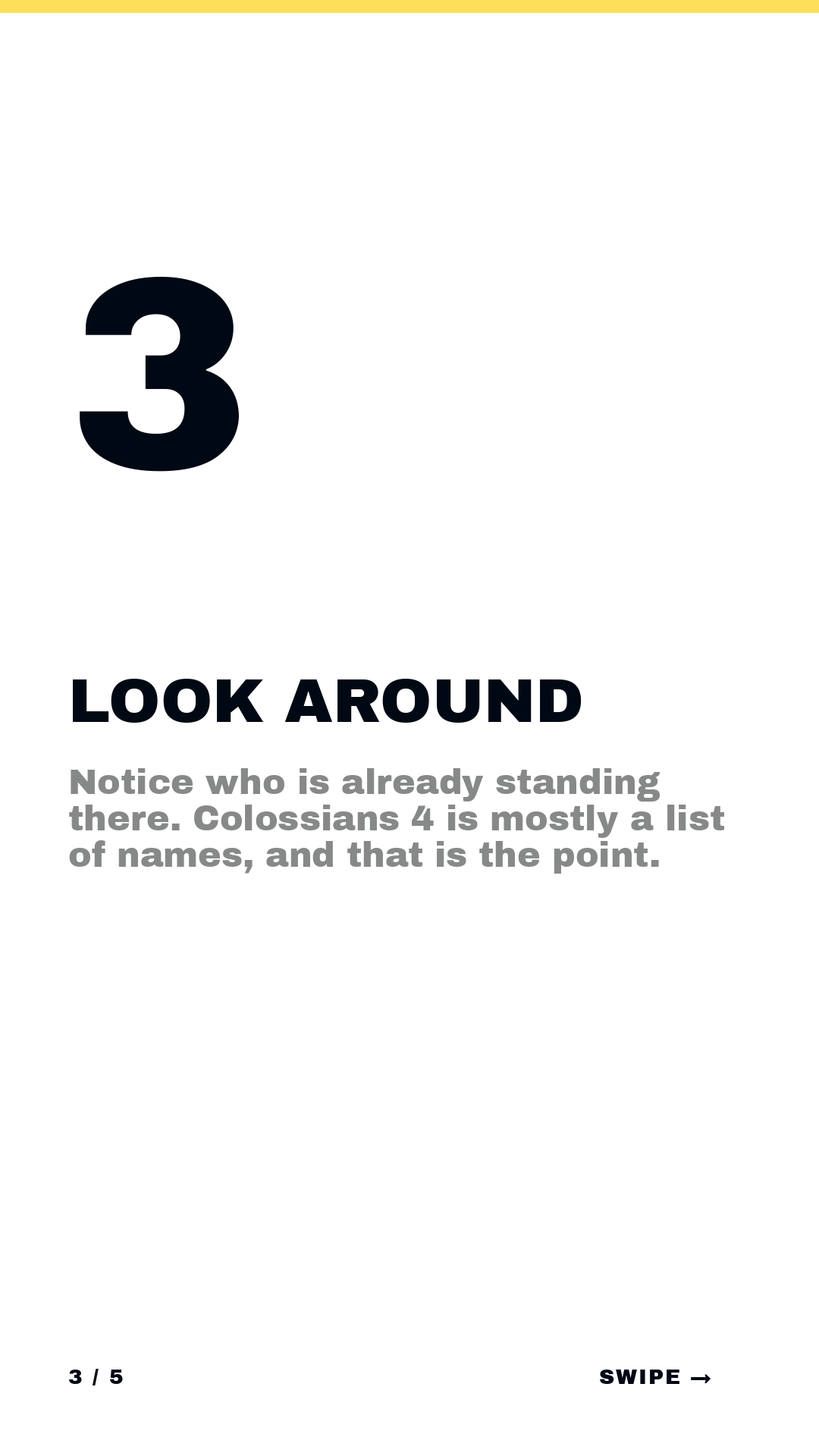 Isaiah · Framework (5-slide story sequence) — slide 4