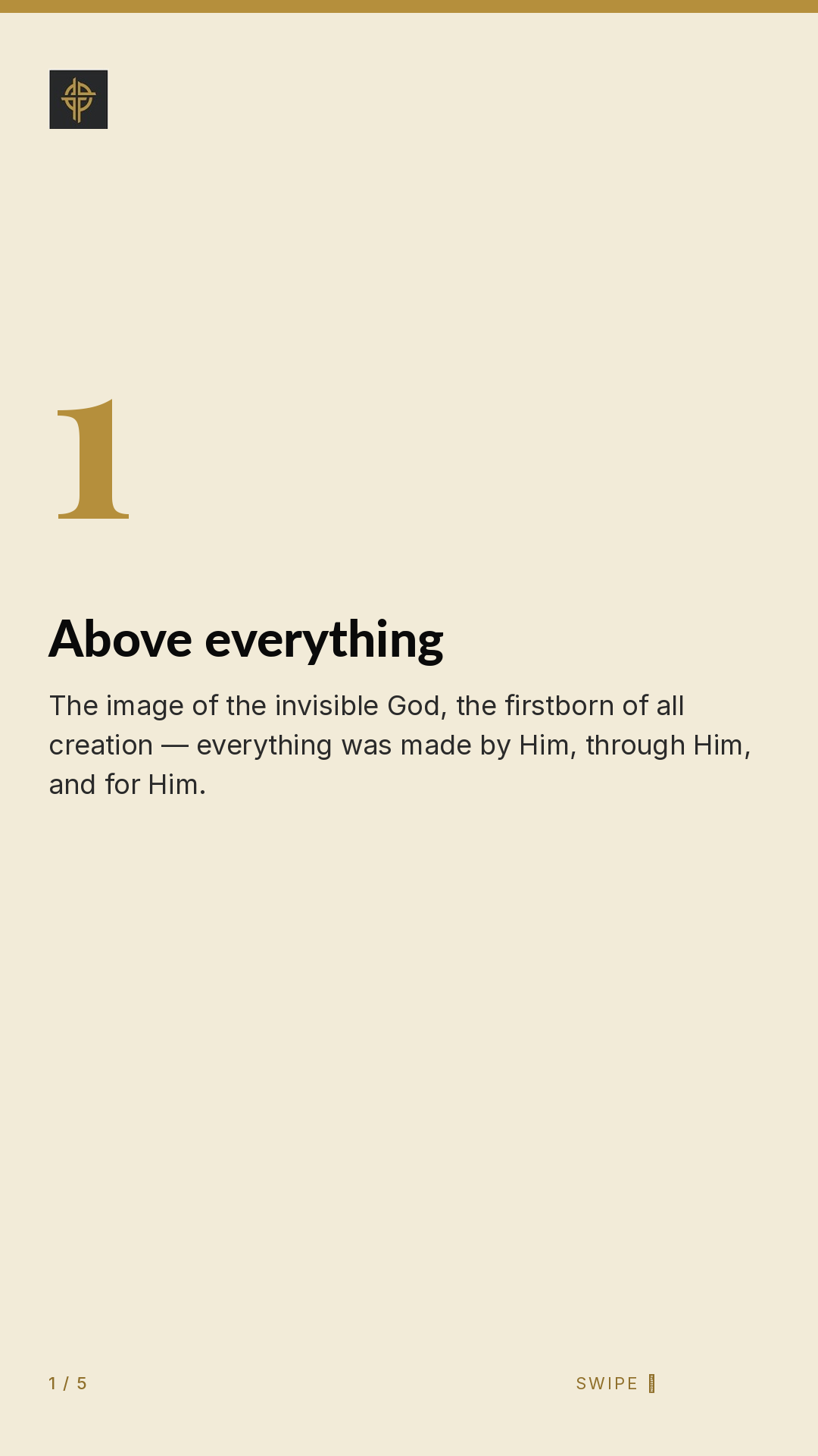 Framework (5-slide story sequence) — slide 2