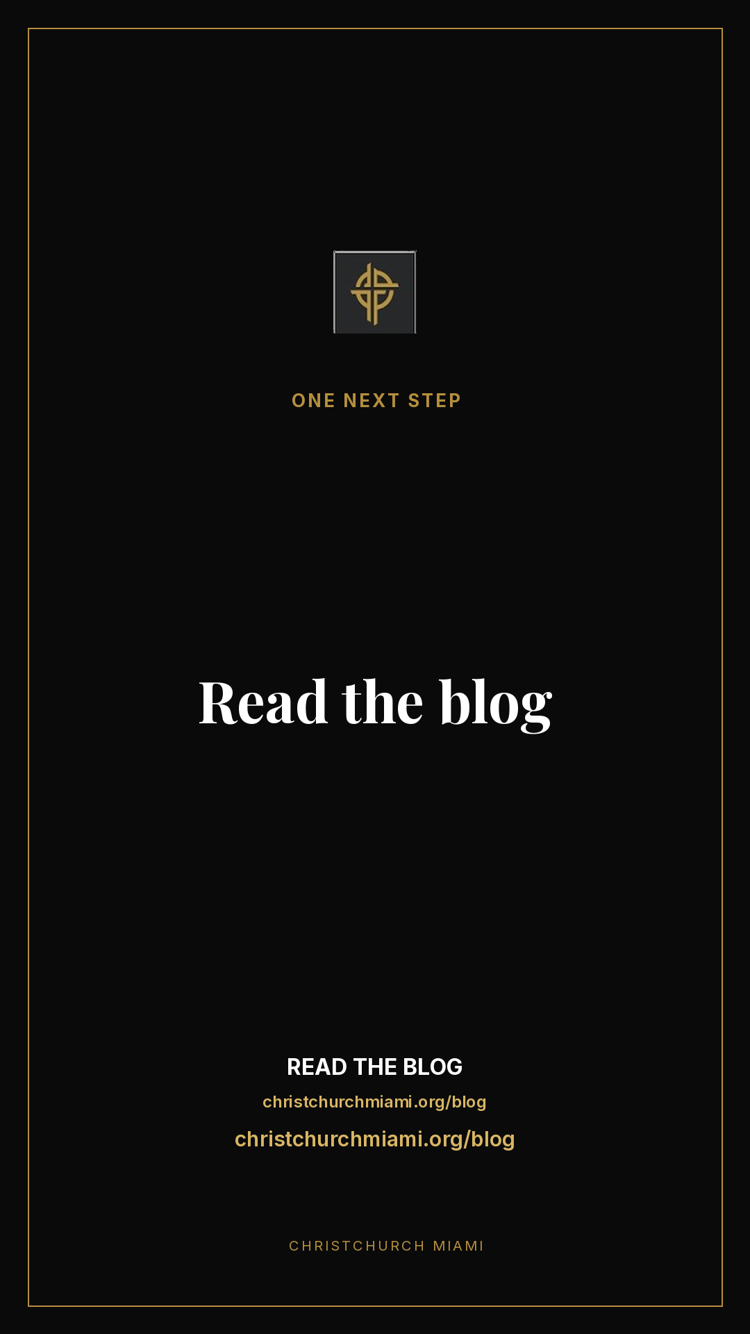 Framework (5-slide story sequence) — slide 5