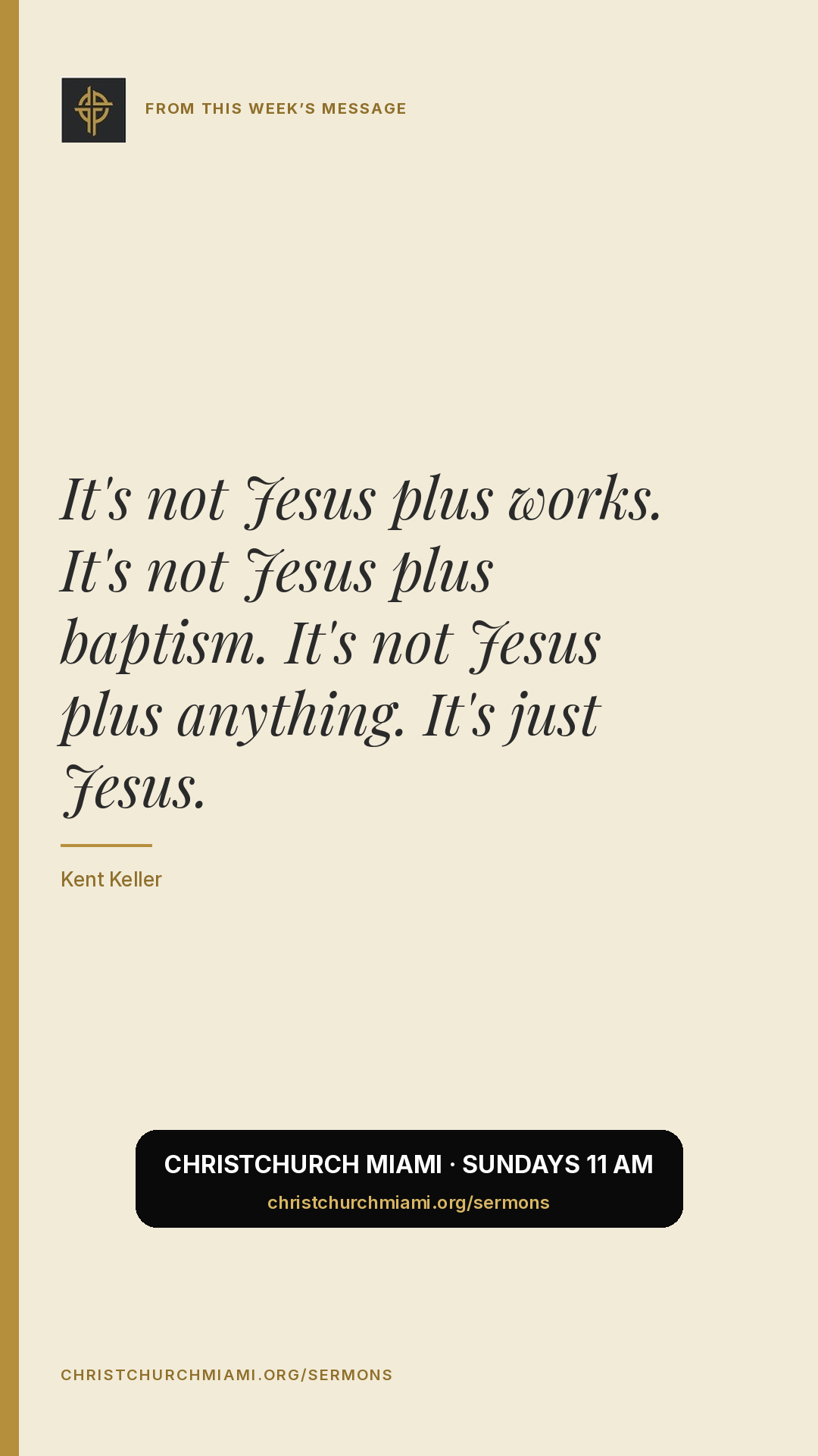 Brand · Pull quote in frame — slide 1