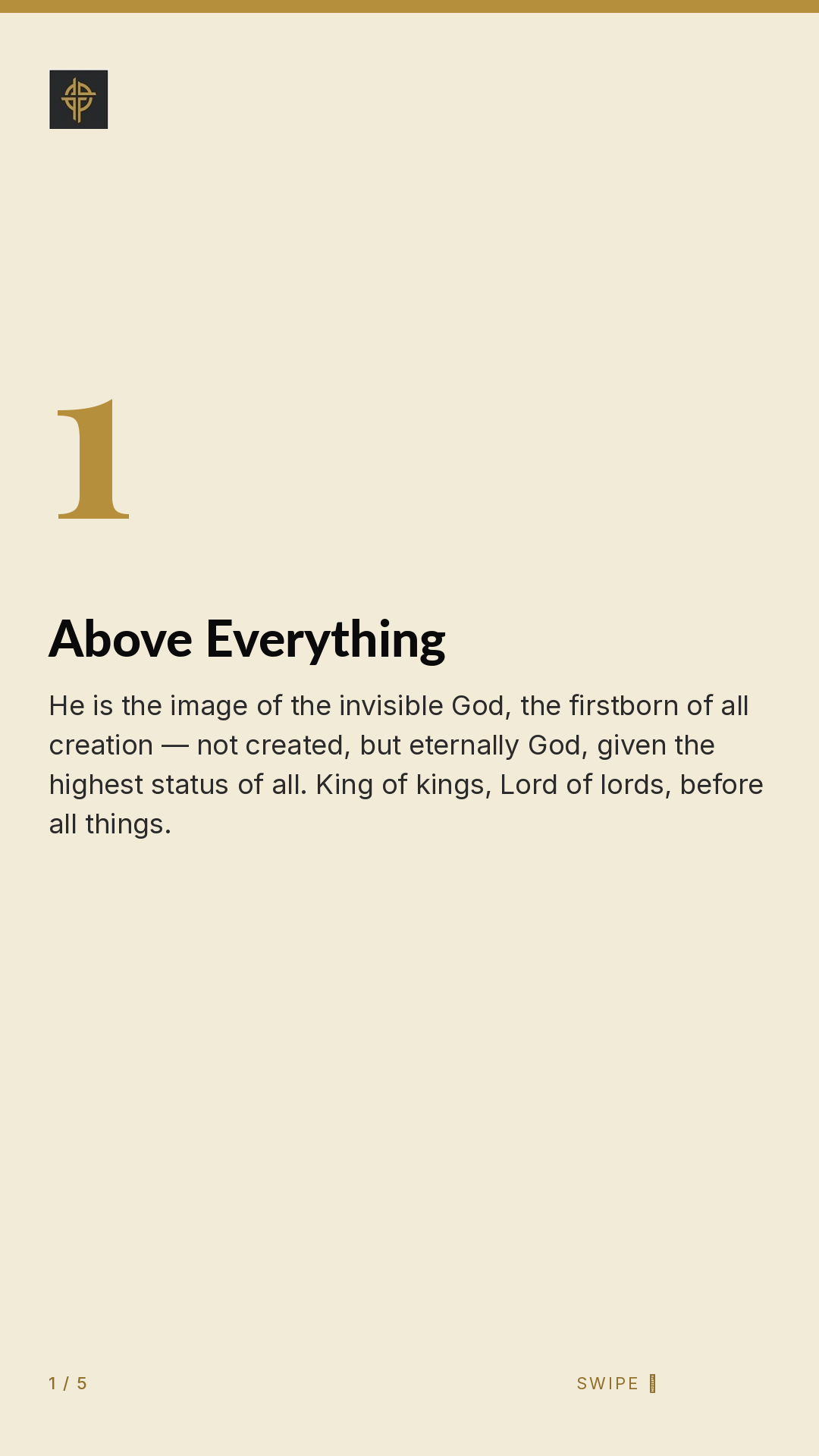 Framework (5-slide story sequence) — slide 2